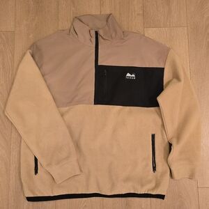 Taikan Polar Fleece Half Zip - Tan Sz L